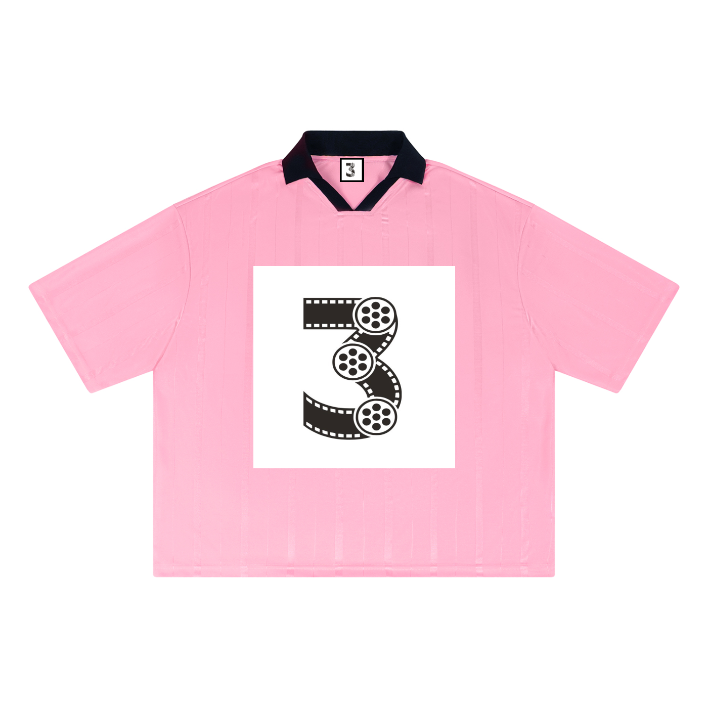 Unisex Striped Boxy Soccer Jersey