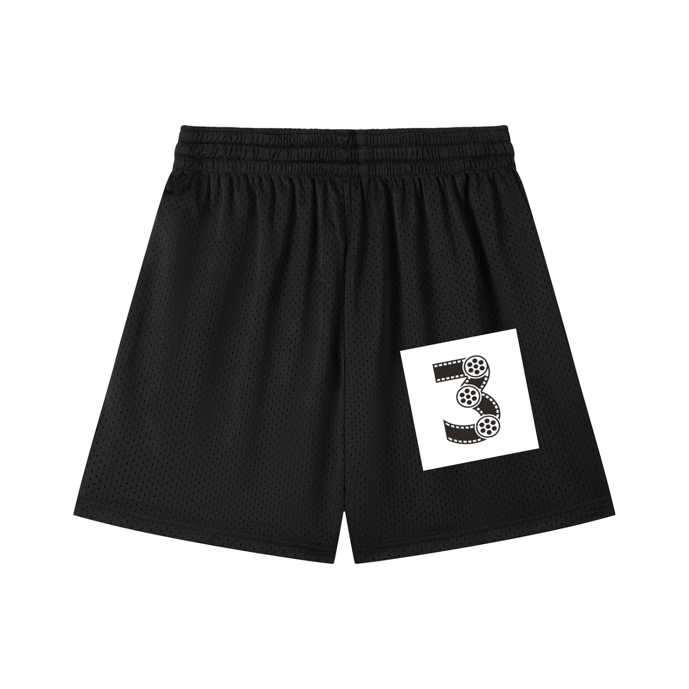 Mesh Drawstring Shorts