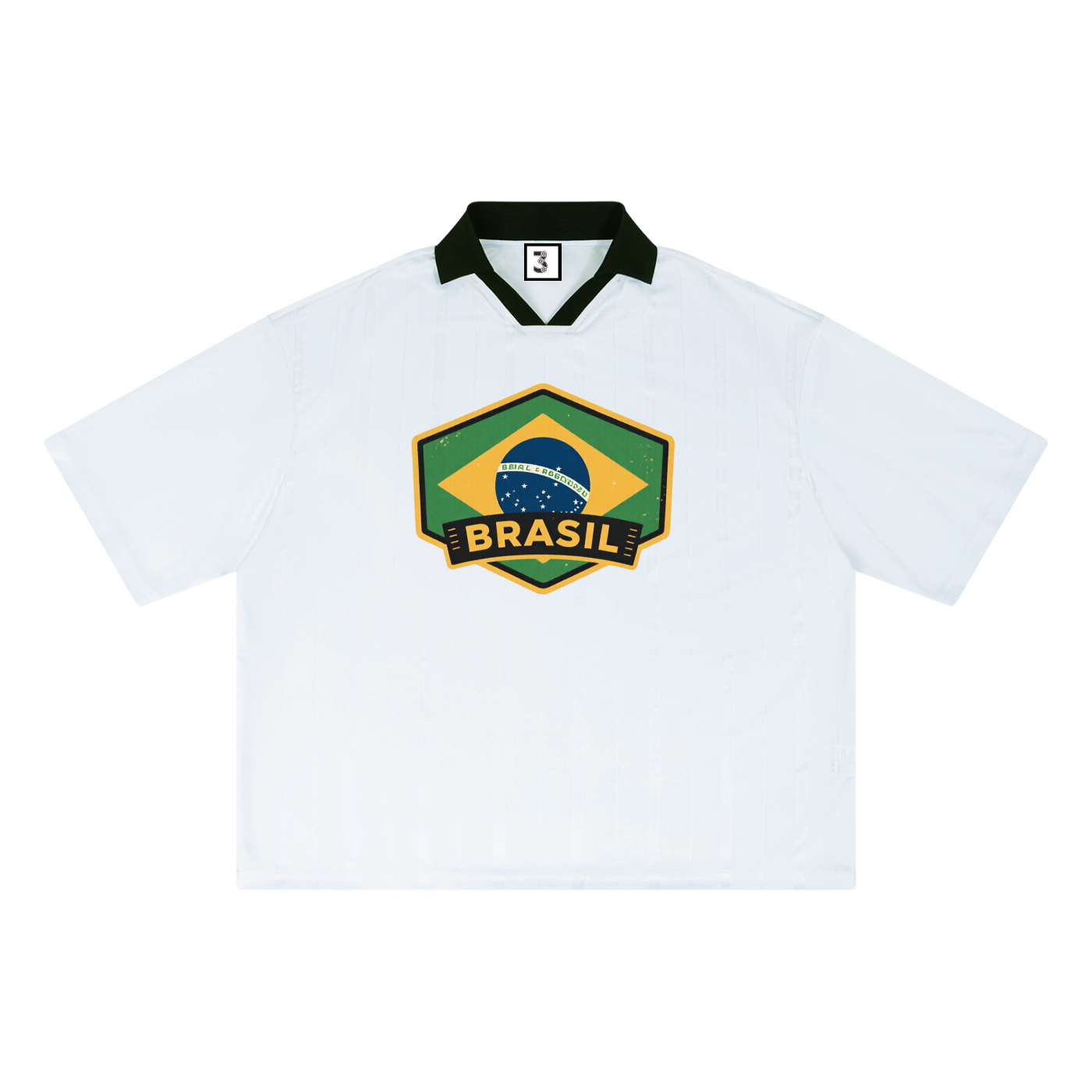 Unisex Striped Boxy Soccer Jersey