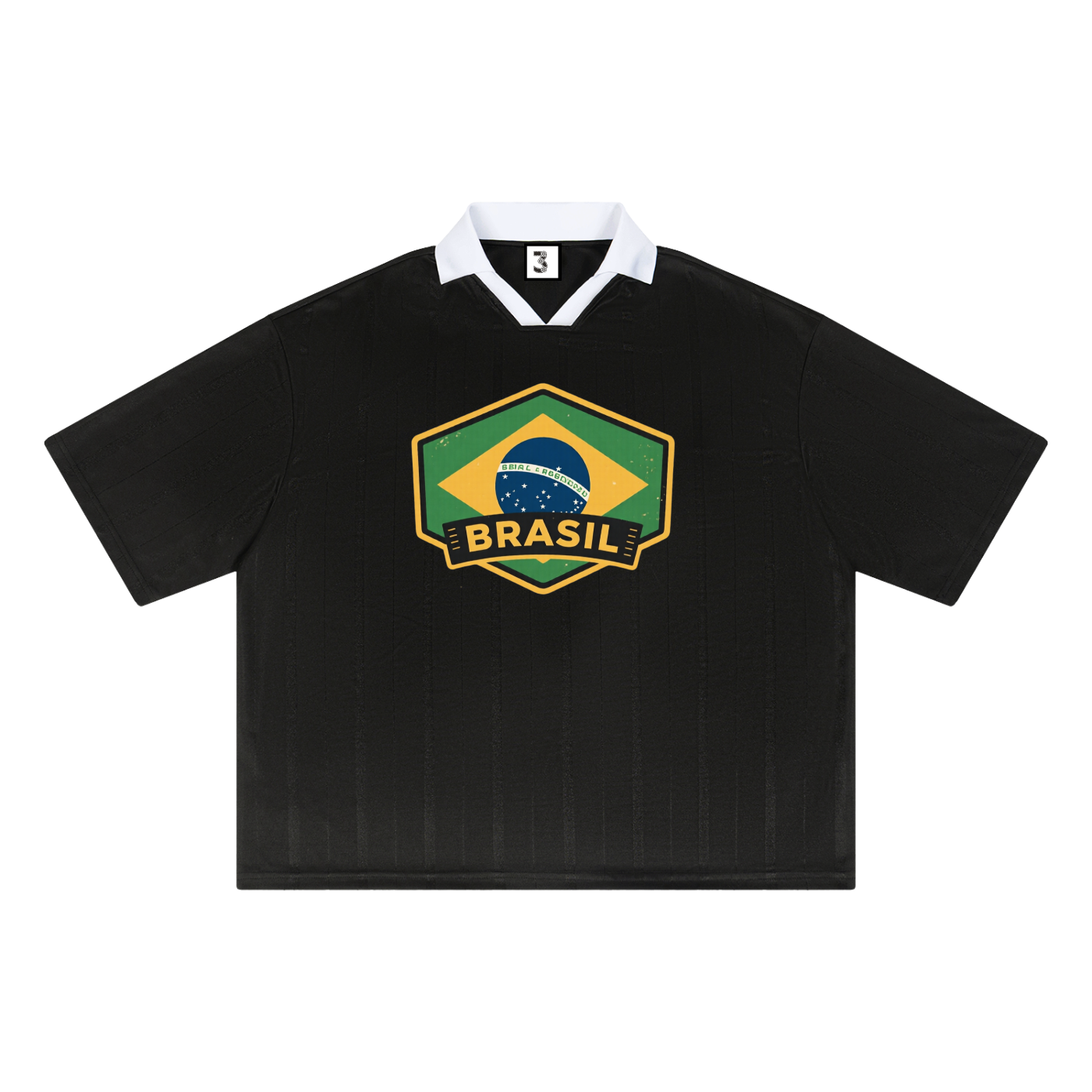 Unisex Striped Boxy Soccer Jersey