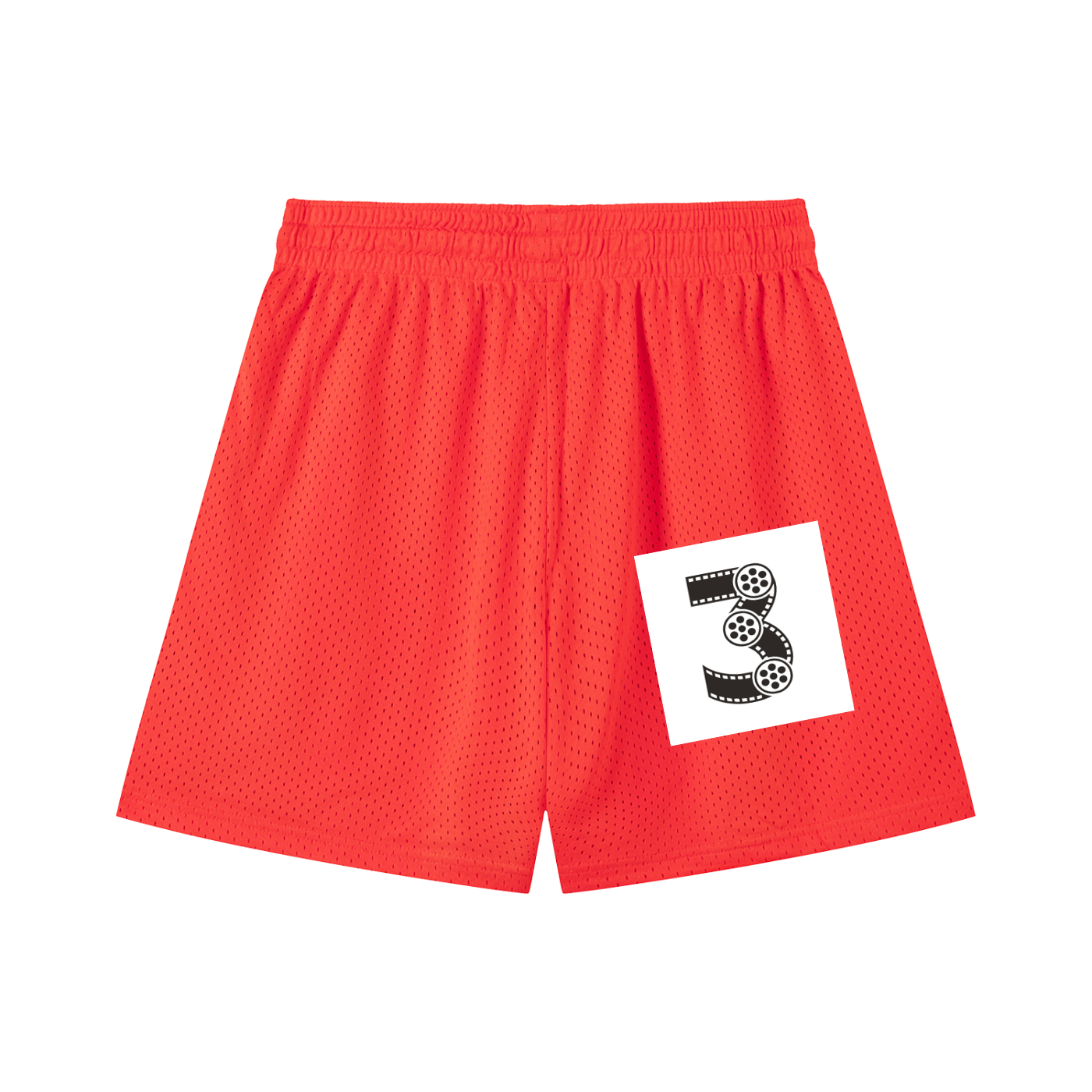 Mesh Drawstring Shorts