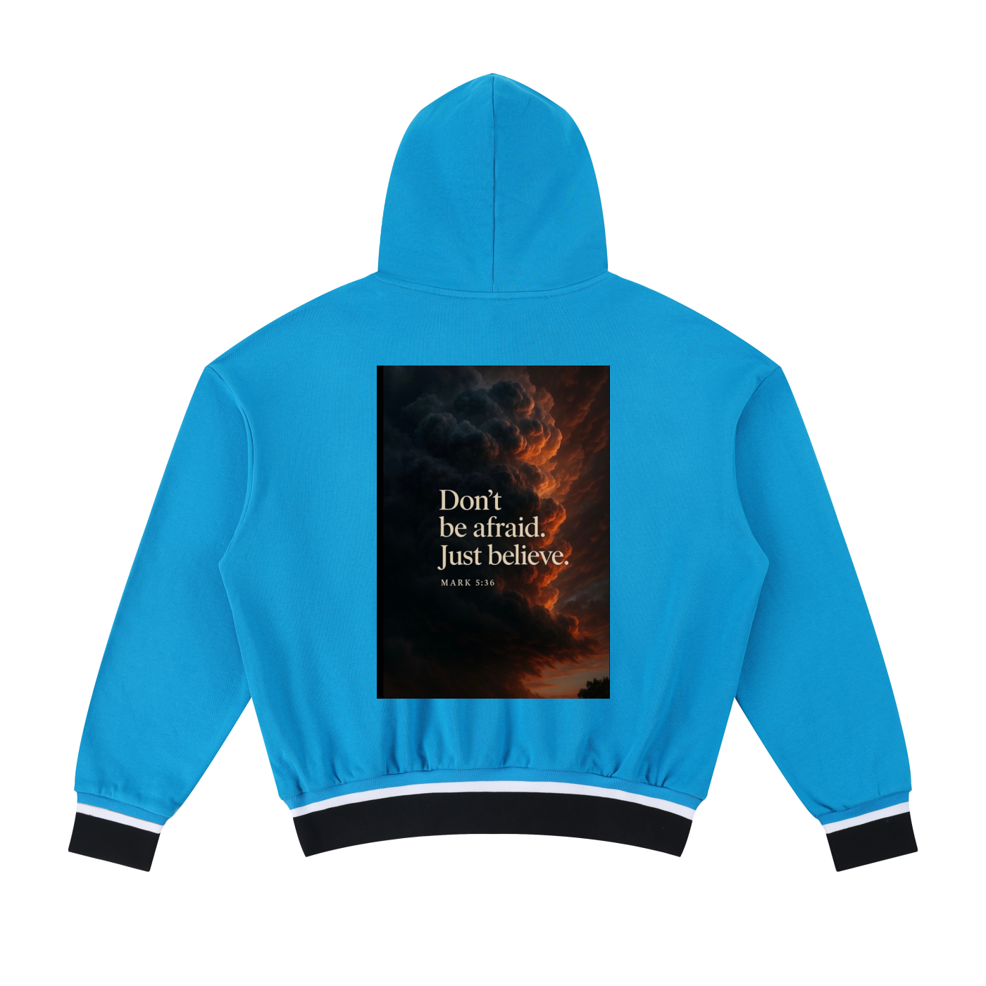 Unisex Oversized Color Block Boxy Hoodie