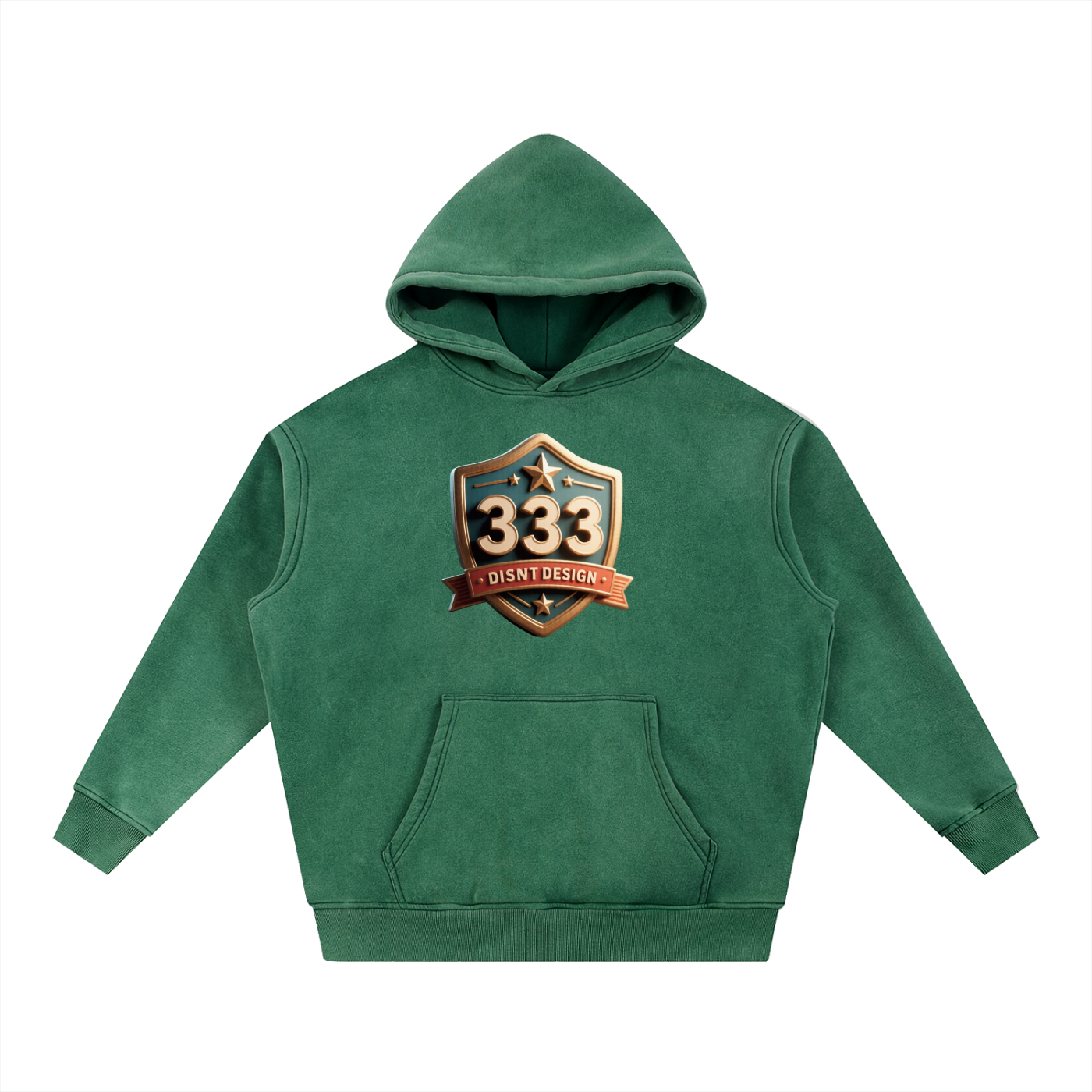 Snow Wash Fleece Oversize Hoodie